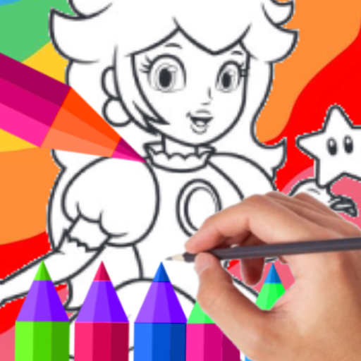 About princess peach coloring book google play version