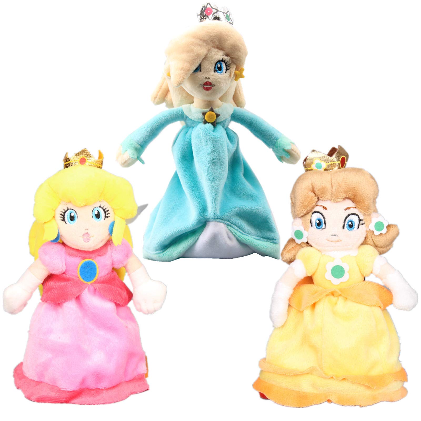 Uiuoutoy princess peach daisy rosalina plush set of pcs toys games