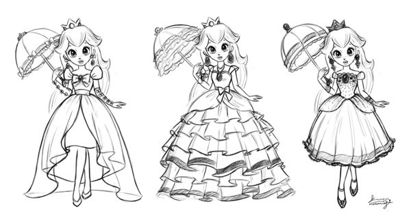 Prcess peach by jenny chung via behance prcess peach super mario art prcess peach cosplay