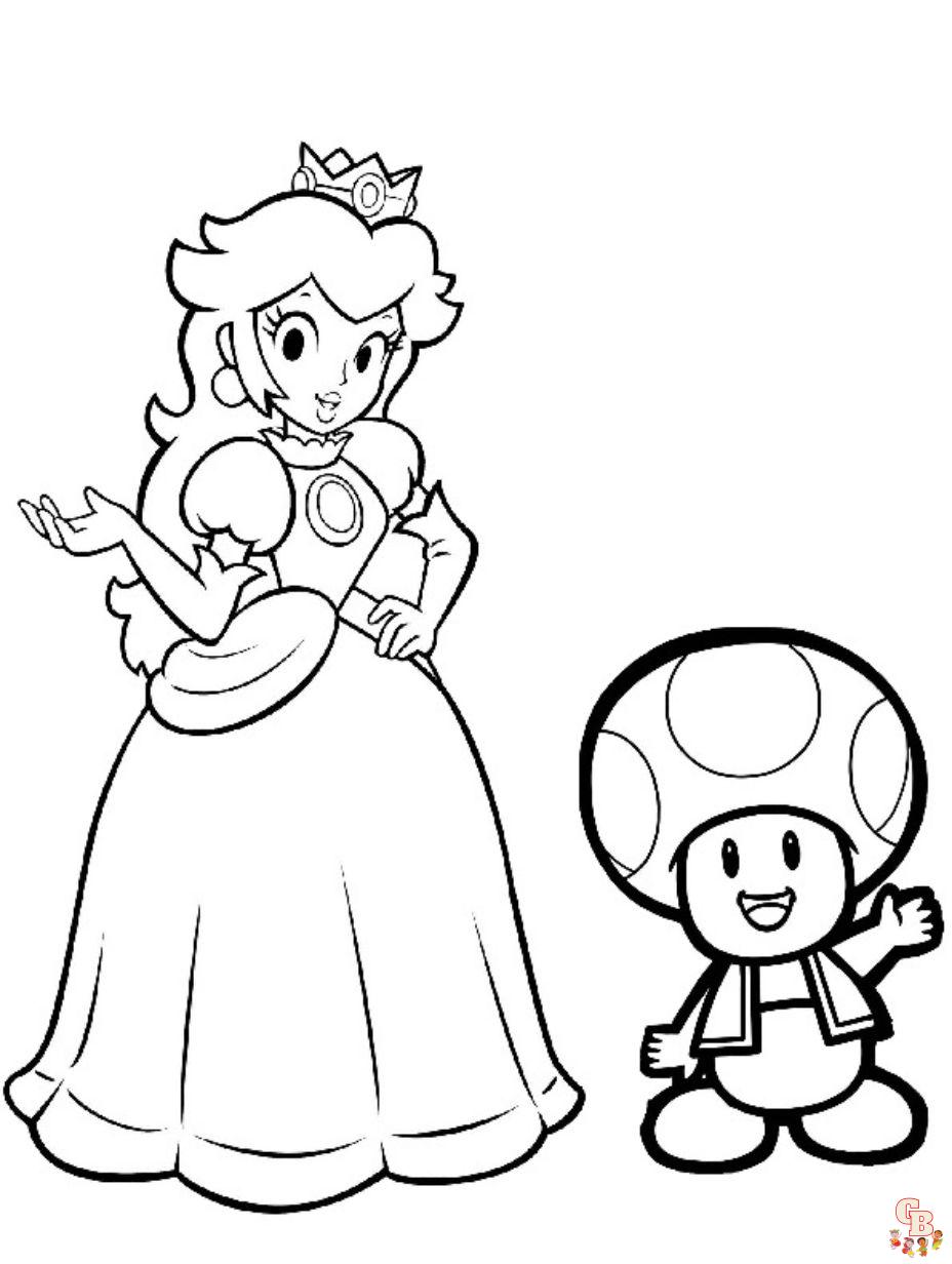 Free mario coloring pages printable for kids and adults