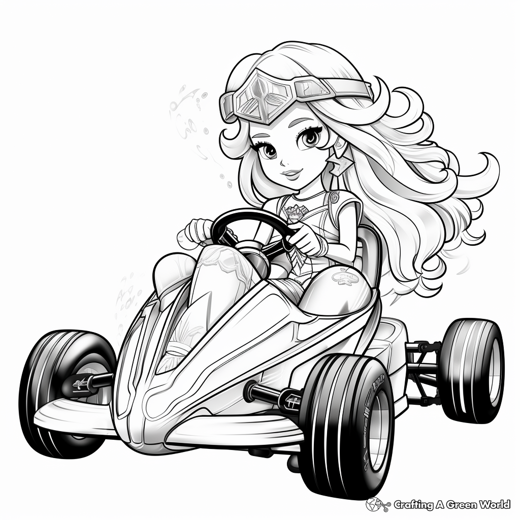 Princess peach coloring pages