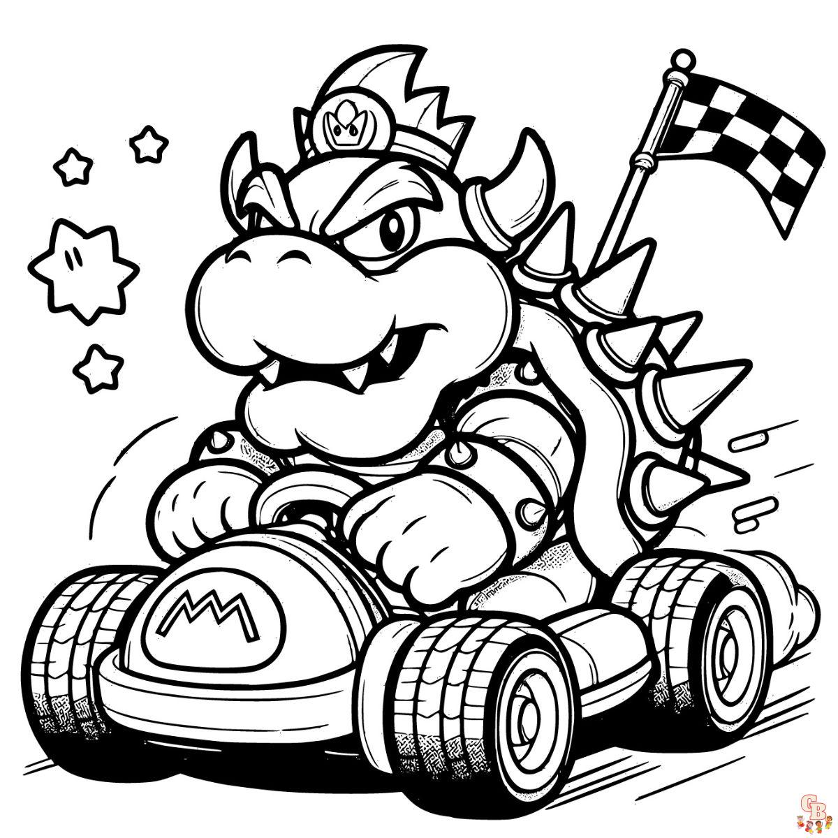 Free mario coloring pages printable for kids and adults