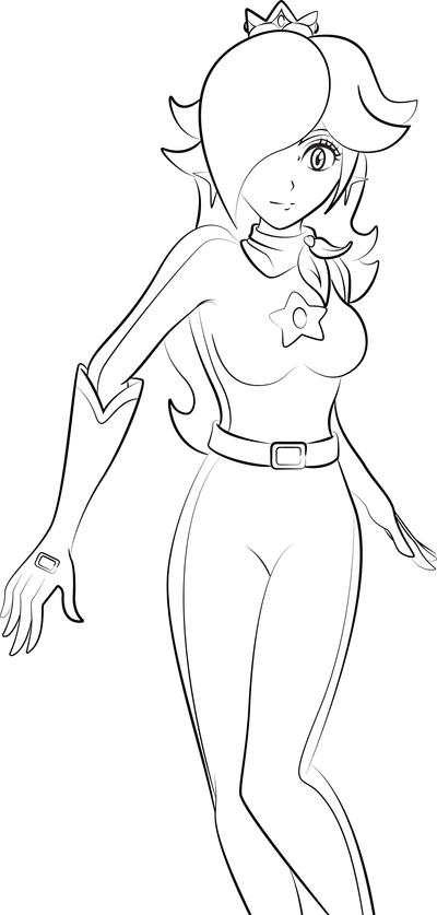Rosalina mario kart inked by ugh
