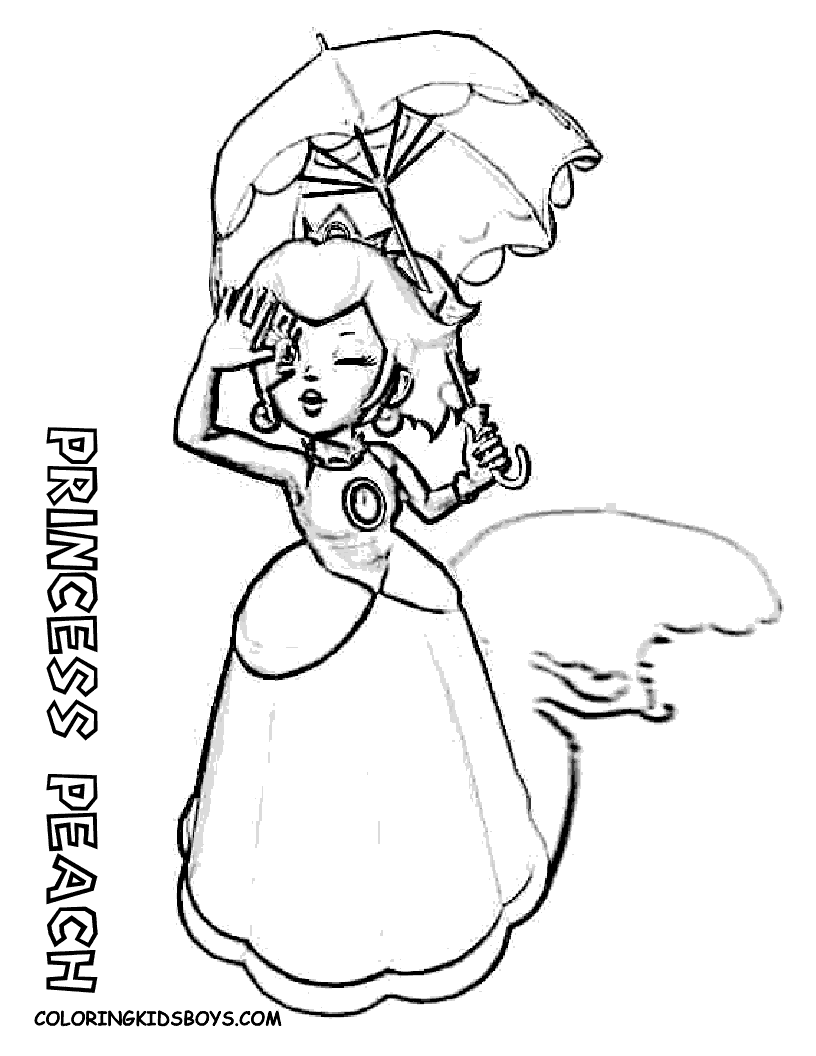 Supermariocoloringprincess