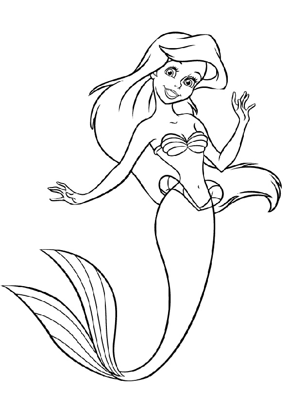 Disney princess coloring pages for girls