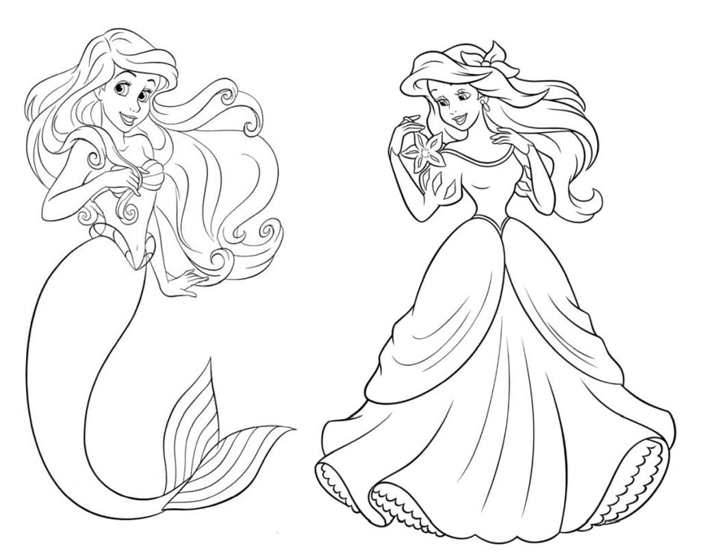 Princess coloring page