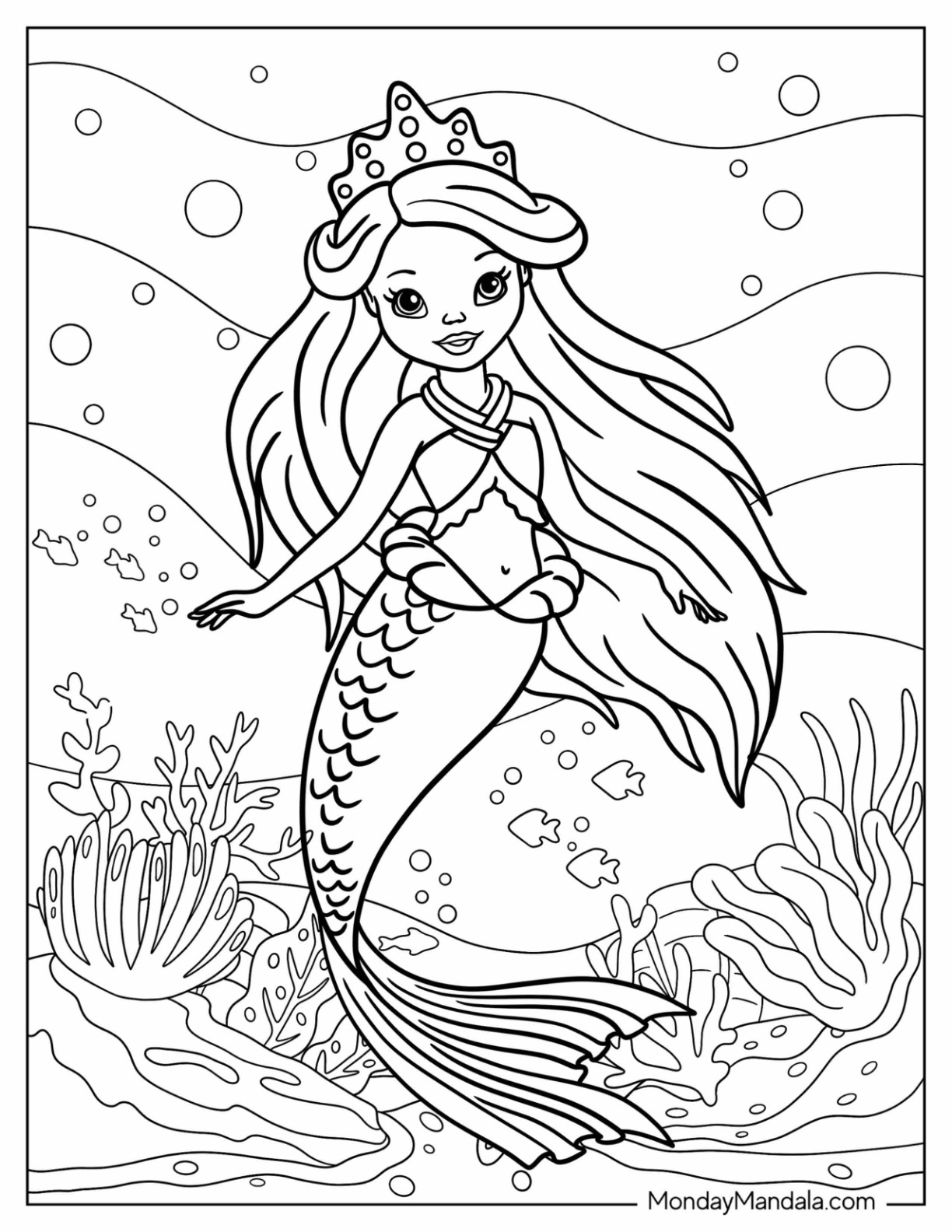 Princess coloring pages free pdf printables