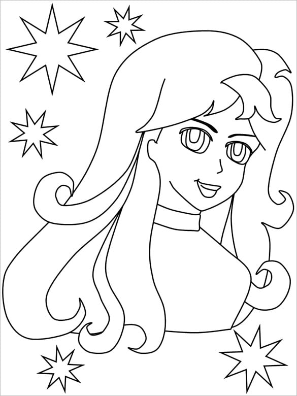 Coloring pages for girls â free printable word pdf png jpeg eps format download