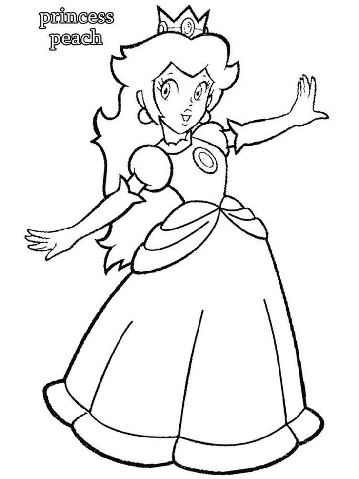 Princess peach coloring pages coloring pages witch coloring pages princess printables