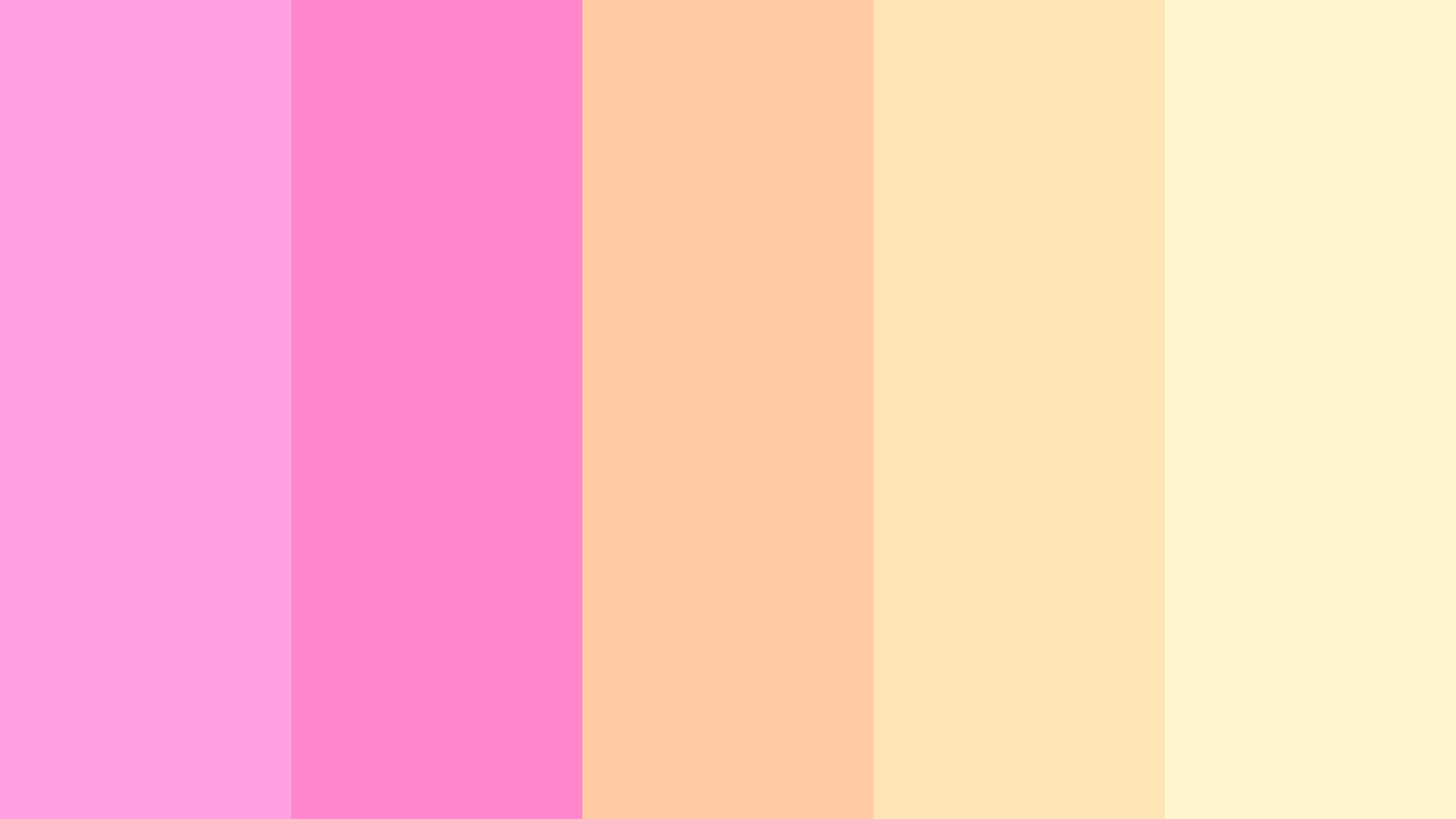 Princess peach color scheme peach
