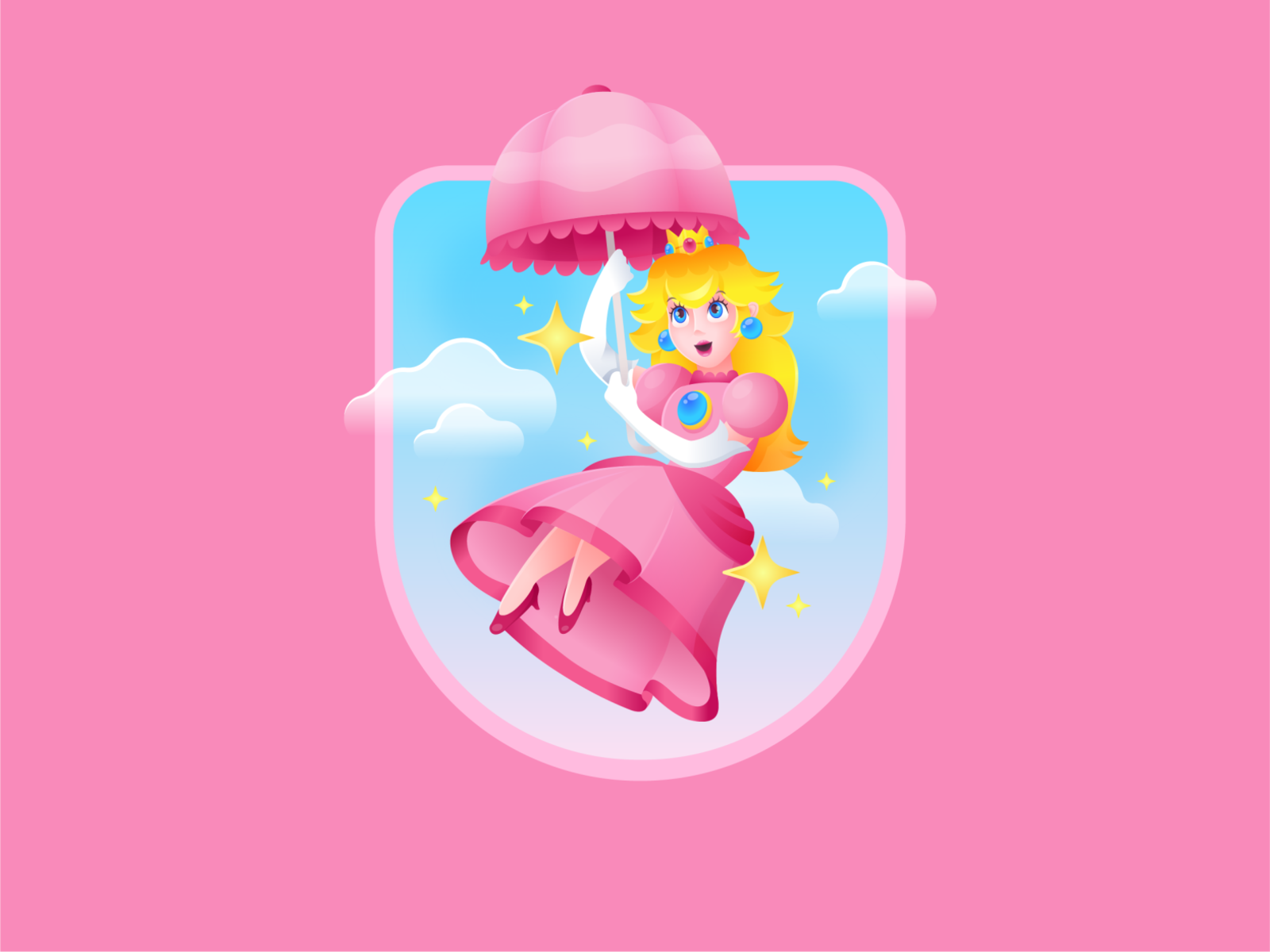Princess peach by courtney askew on
