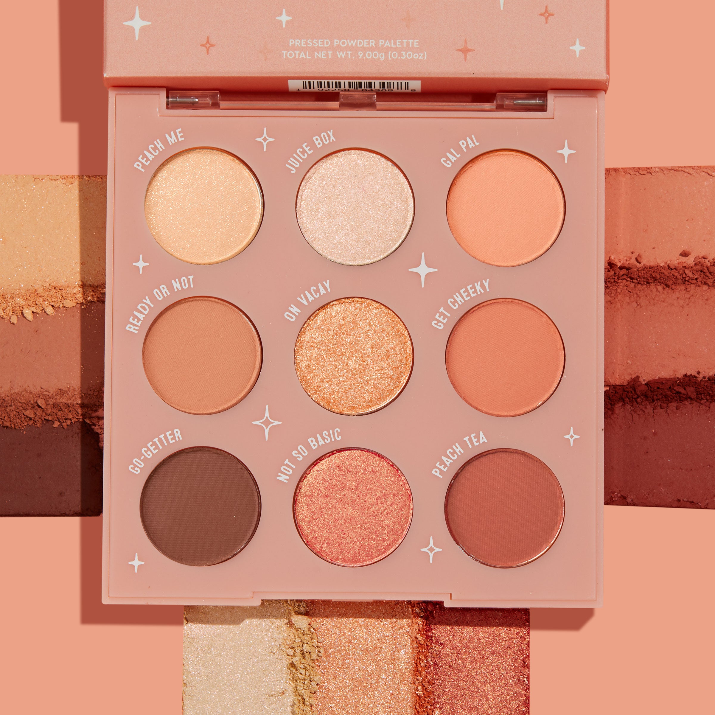 Peach out pressed powder palette