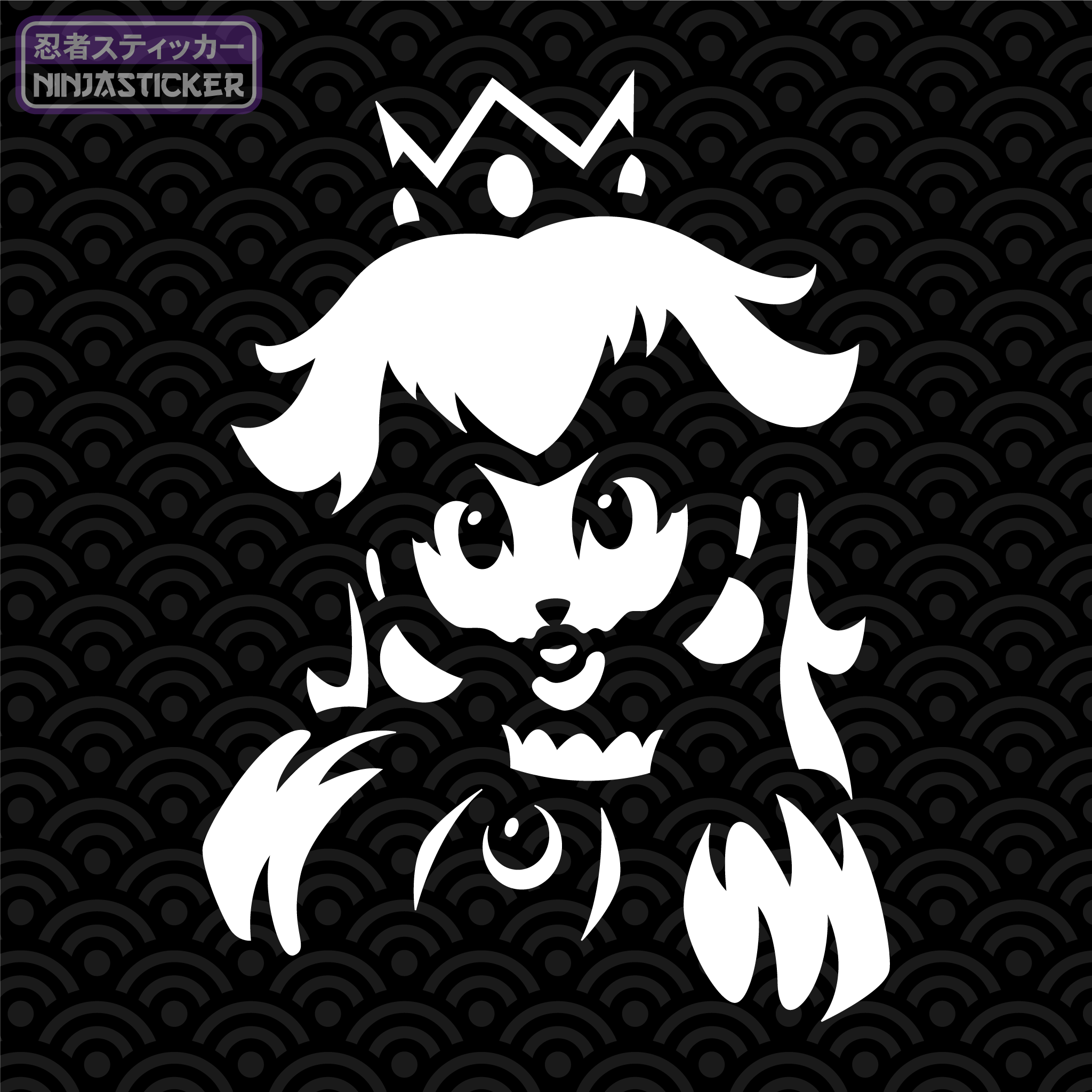 Princess peach sticker