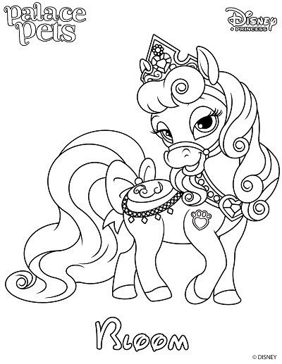Disneys princess palace pets free coloring pages and printables princess coloring pages princess palace pets coloring pages