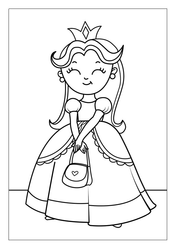 Princess coloring pages free printable coloring sheets for kids