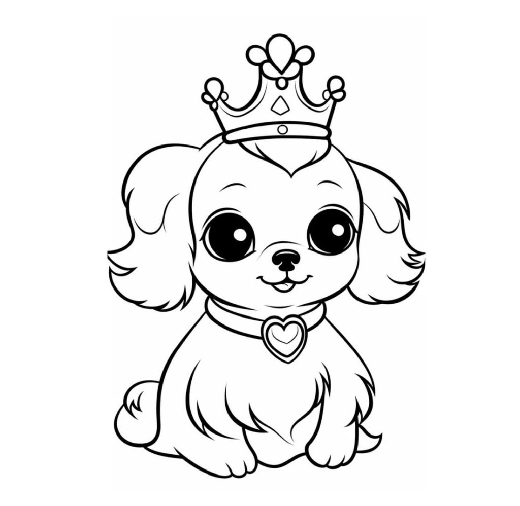 Princess coloring page