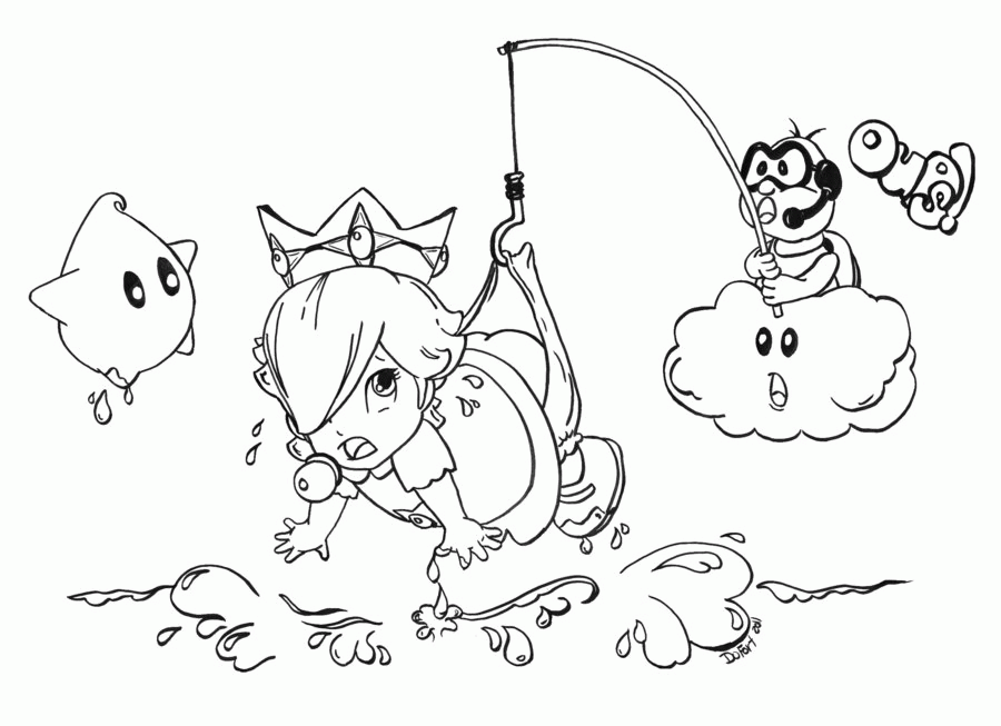 Free coloring pages to print of rosalina from mario download free coloring pages to print of rosalina from mario png images free cliparts on clipart library