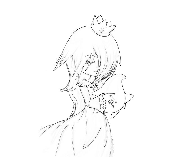 Rosalina sketch art paper