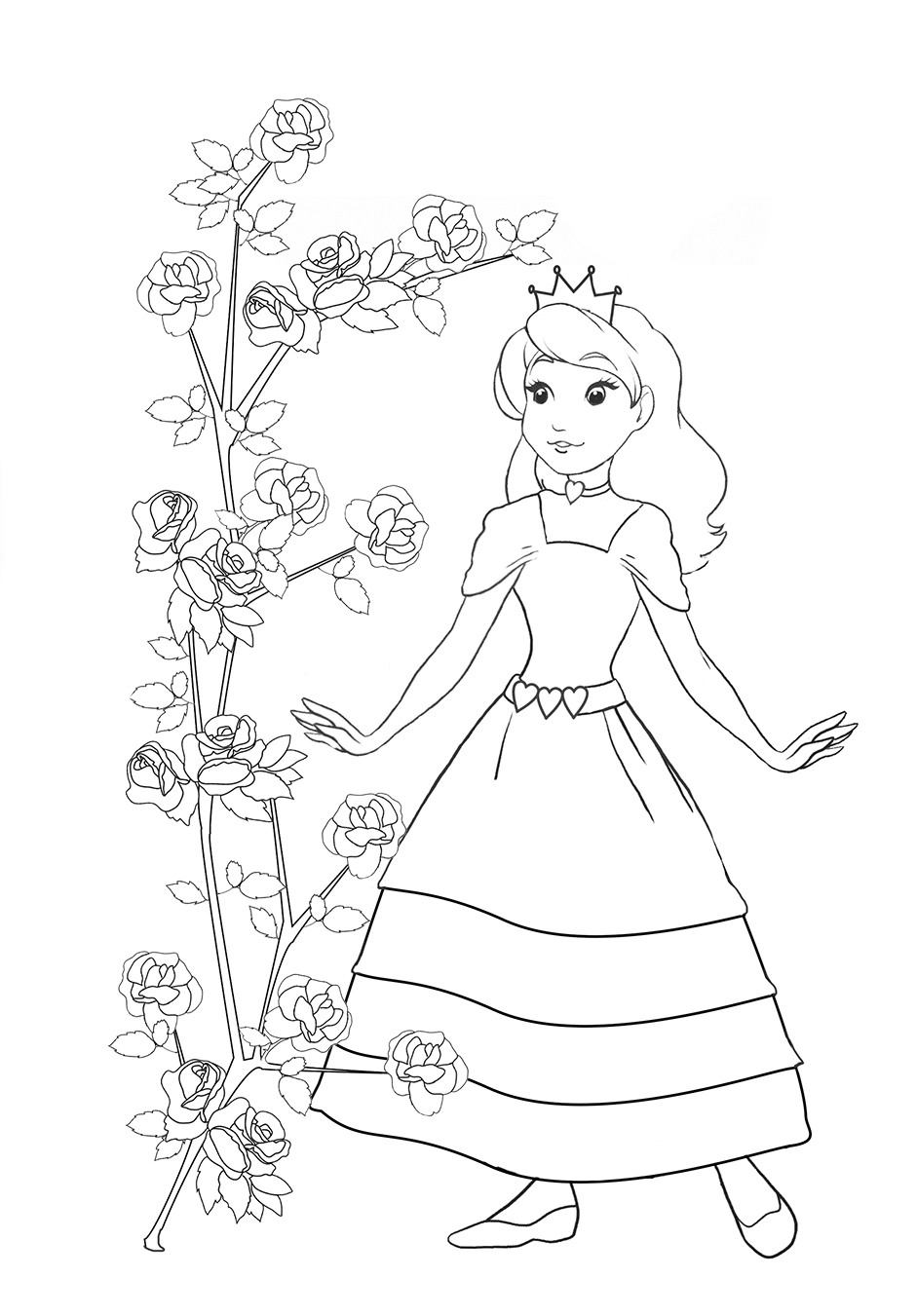 Princess coloring pages