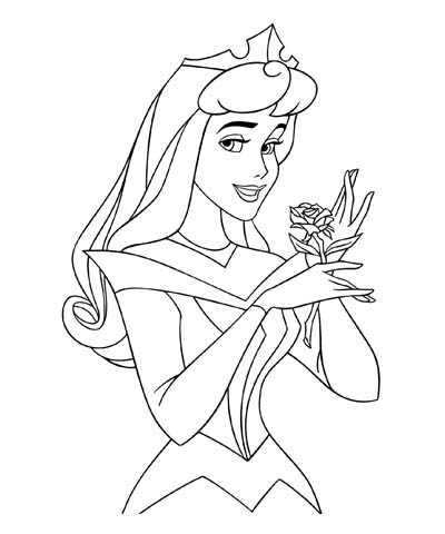 Princess coloring drawing download free printable