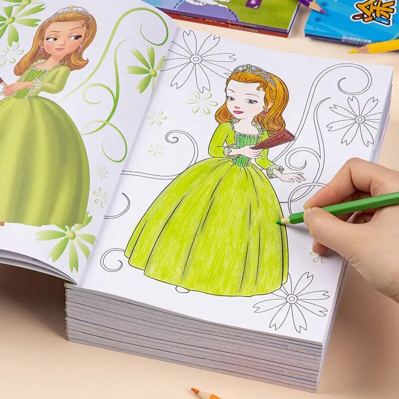 Disney princess sofia coloring book disney princess drawing book montessori