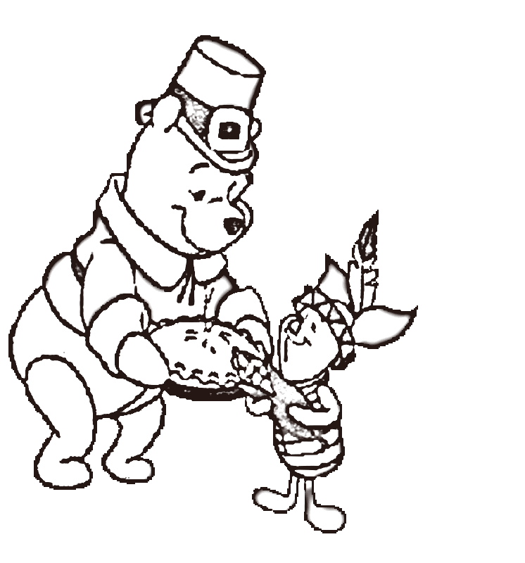 Disney thanksgiving coloring pages