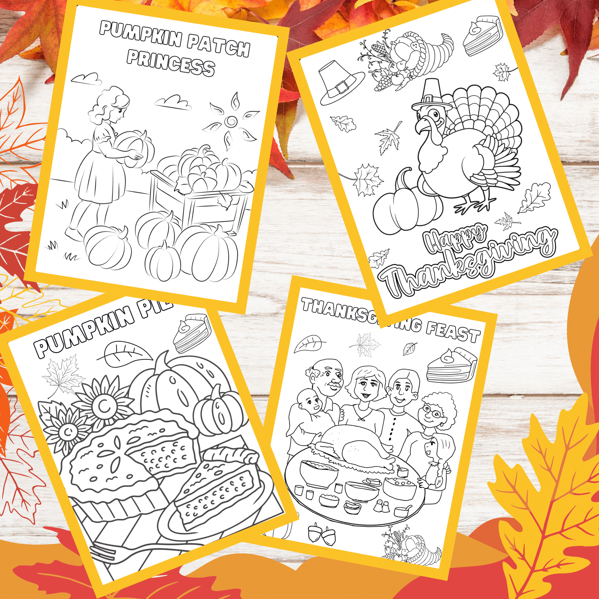 Thanksgiving coloring pages turkey pilgrims pumpkin pies and others made by teachers