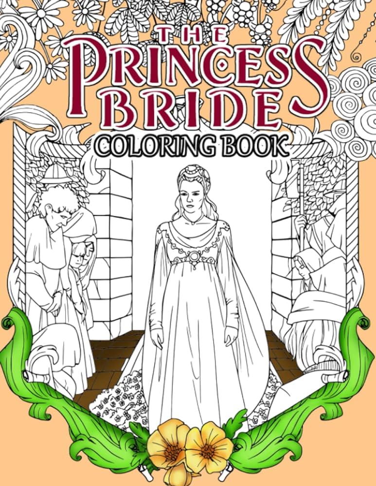 Princess coloring book the a unique bride nice books color wonder macedo isabel books