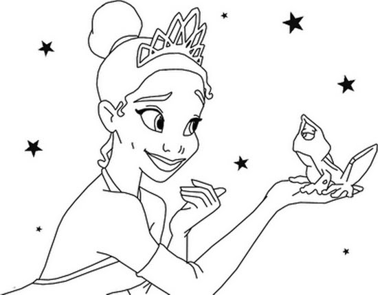 Disney coloring pages beautifull disney princess tiana coloring pages