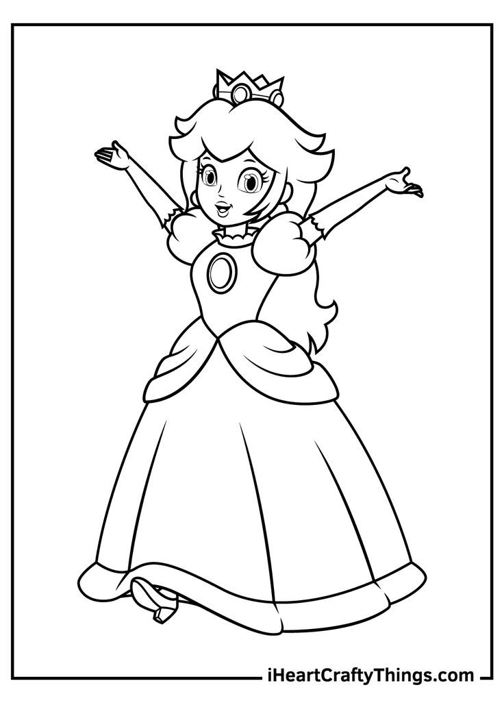 Princess peach coloring pages super mario coloring pages coloring pages mario coloring pages