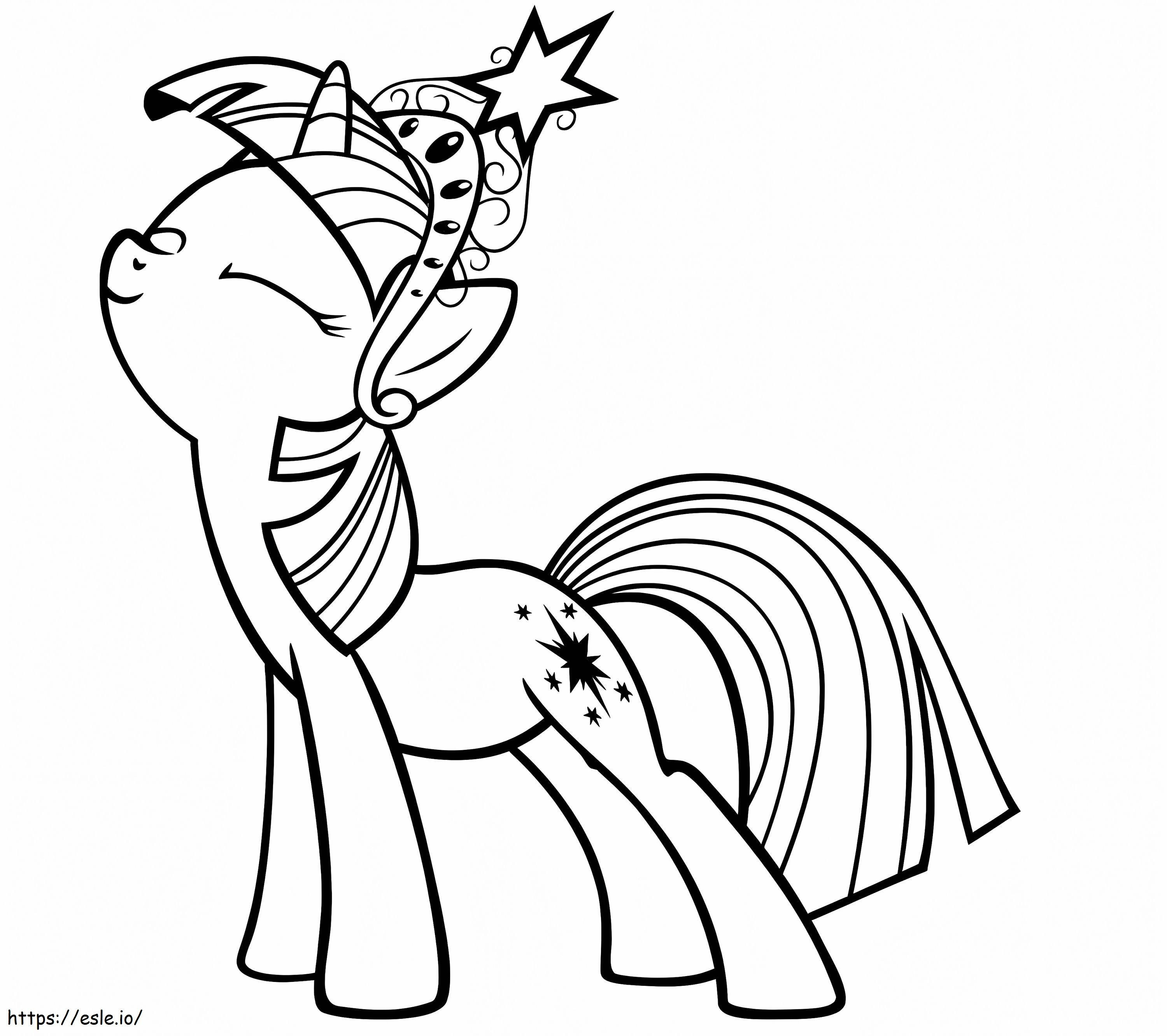 Twilight sparkle from my little pony coloring page