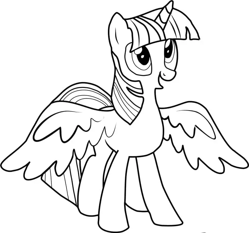 Twilight sparkle malvorlagen
