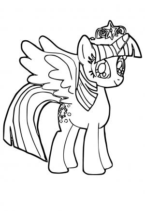 Free printable twilight sparkle coloring pages for adults and kids