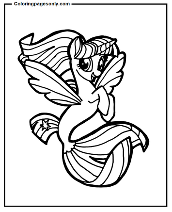 Twilight sparkle coloring pages