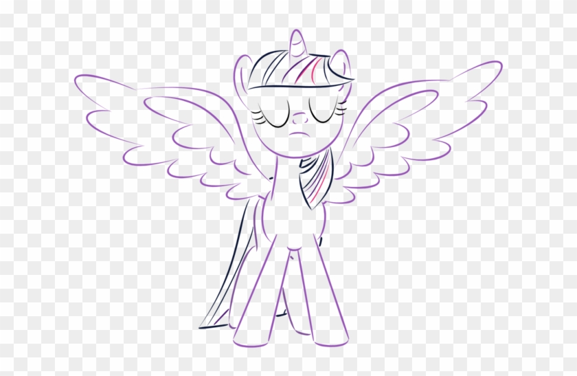 My little pony princess twilight sparkle coloring page