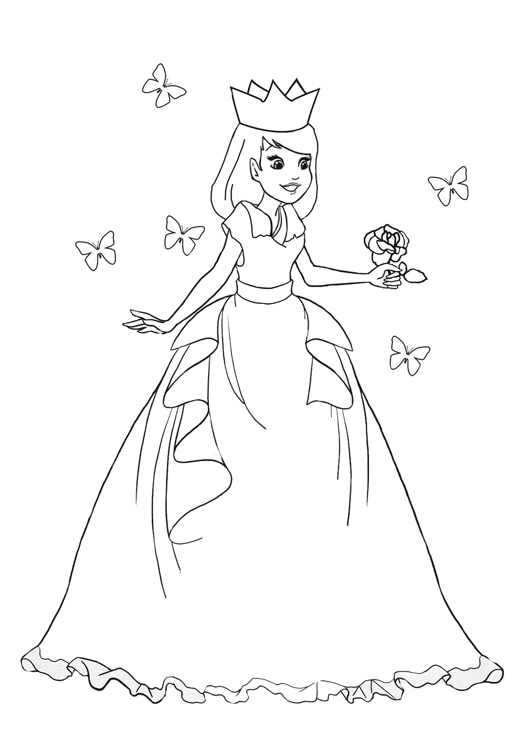 Princess coloring pages