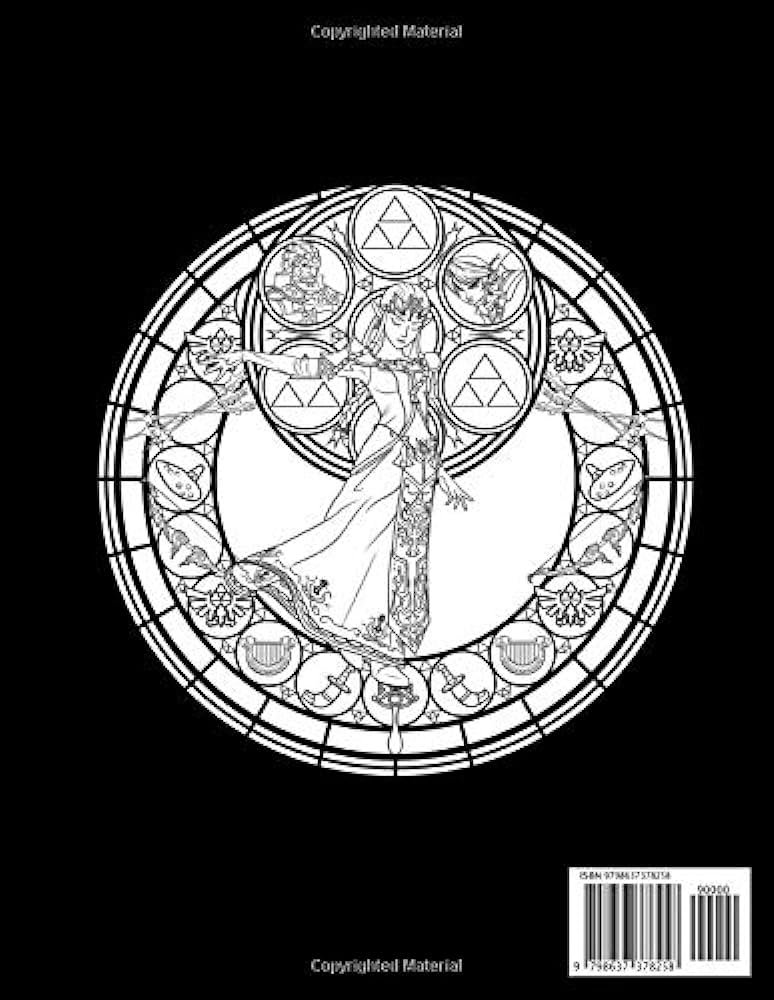 Legend of zelda coloring book special adults coloring books relaxation bradley rupert books