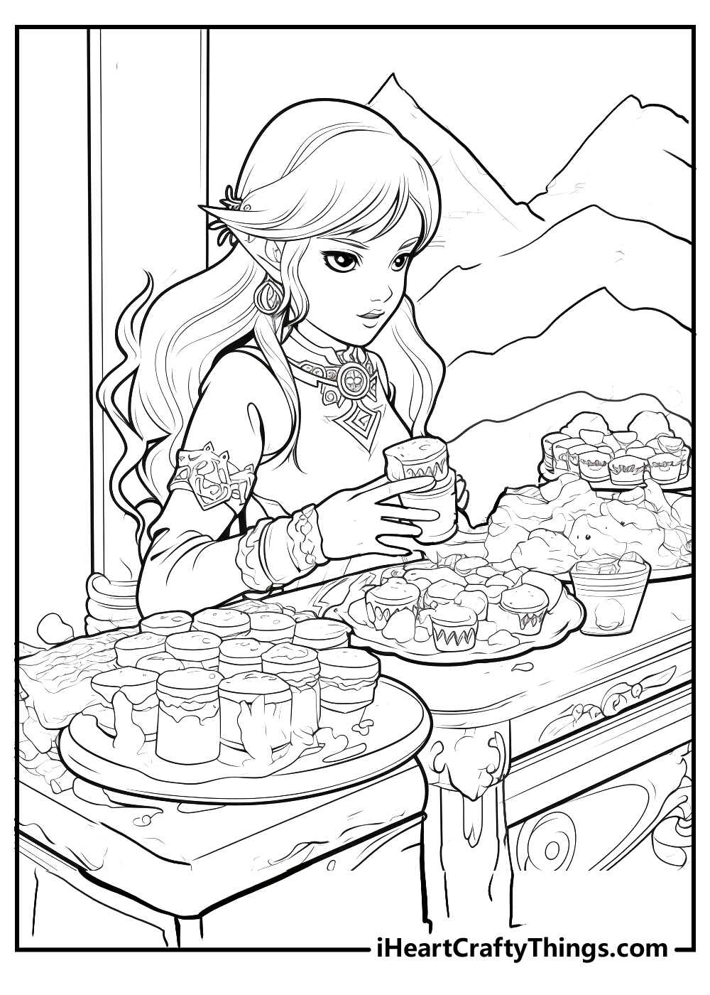Printable zelda coloring pages updated