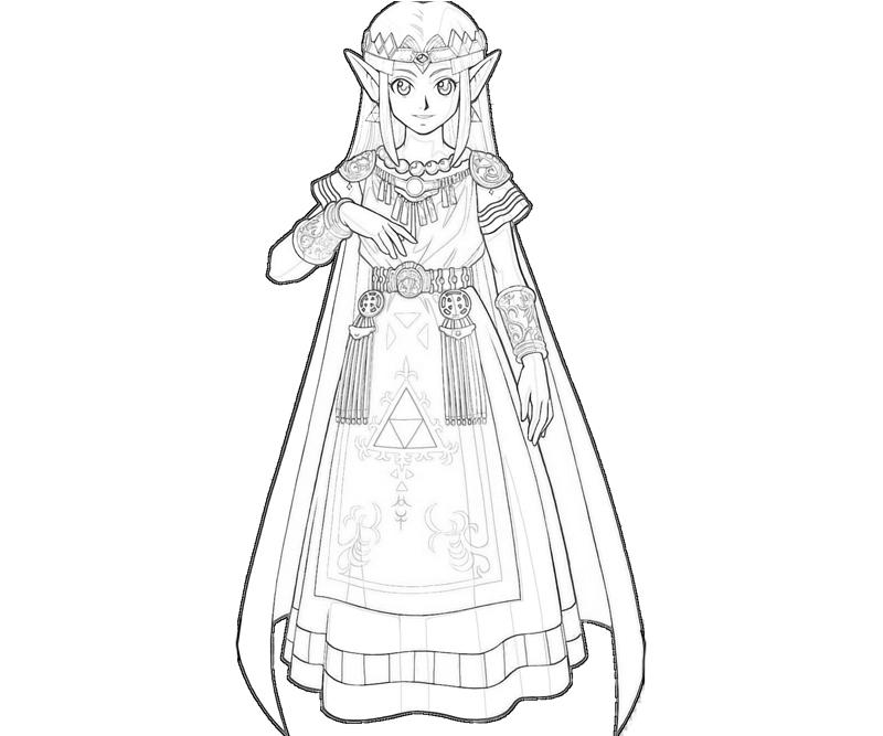 Coloring page zelda video games â printable coloring pages