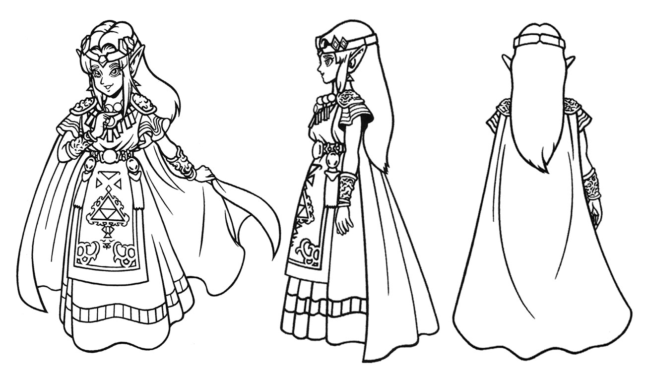 Princess zelda concept art