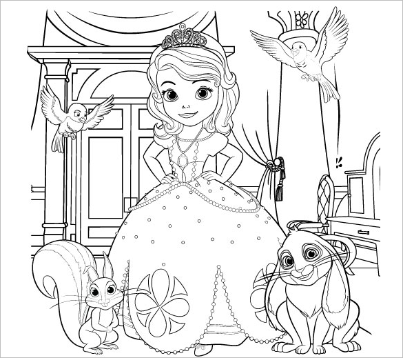 Princess coloring pages