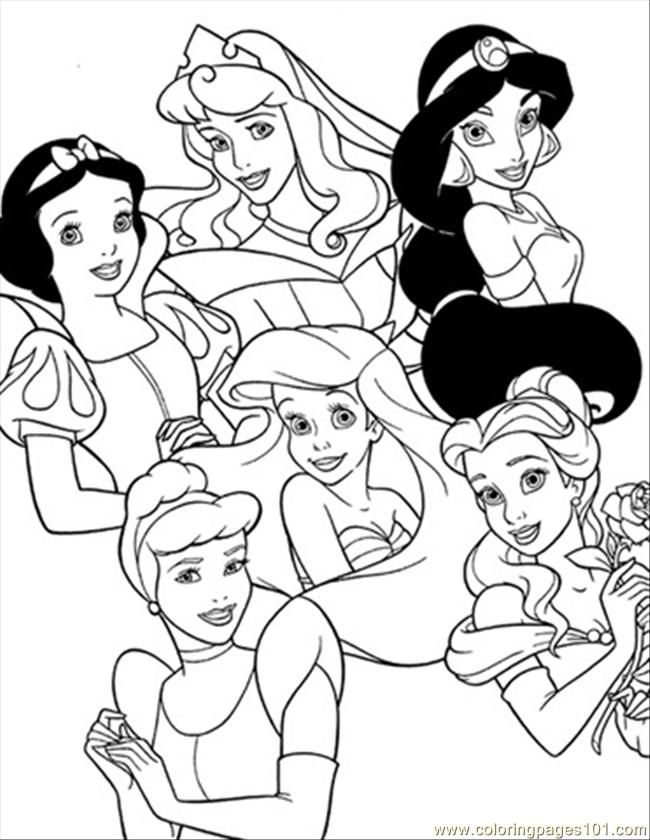 Free princess coloring pages download free princess coloring pages png images free cliparts on clipart library