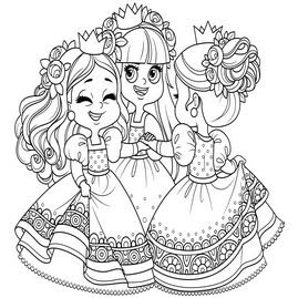 Princess coloring pages amazing princesses to color