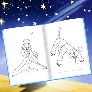 Dibujos el principito para colorear cuentos libro para pintar de forma creativa para niãos editorial yaro libros