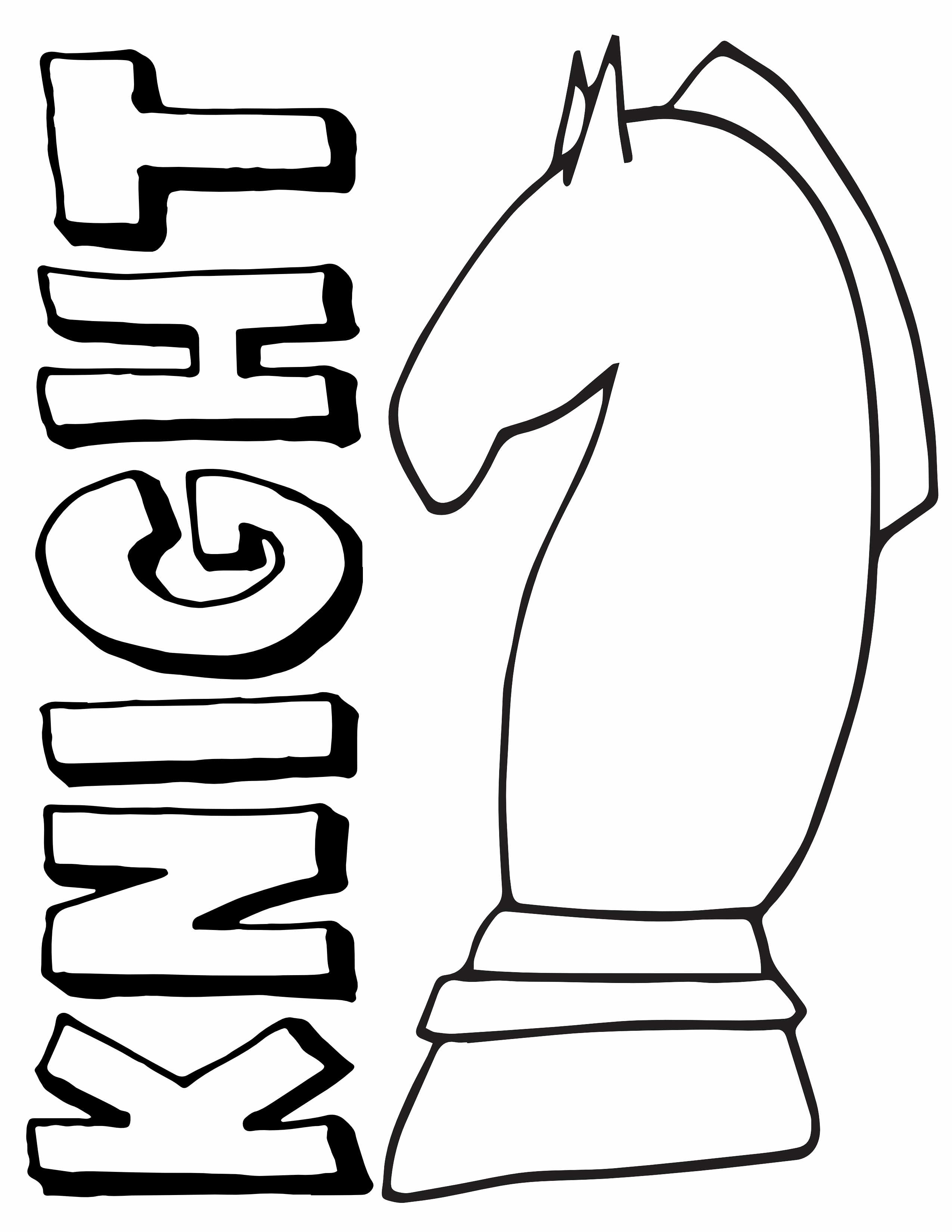 Free chess coloring pages â stevie doodles
