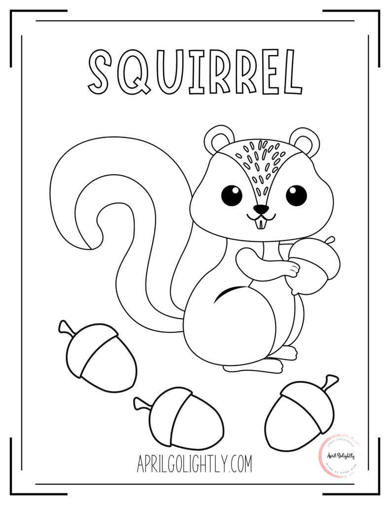 Free printable animals coloring book