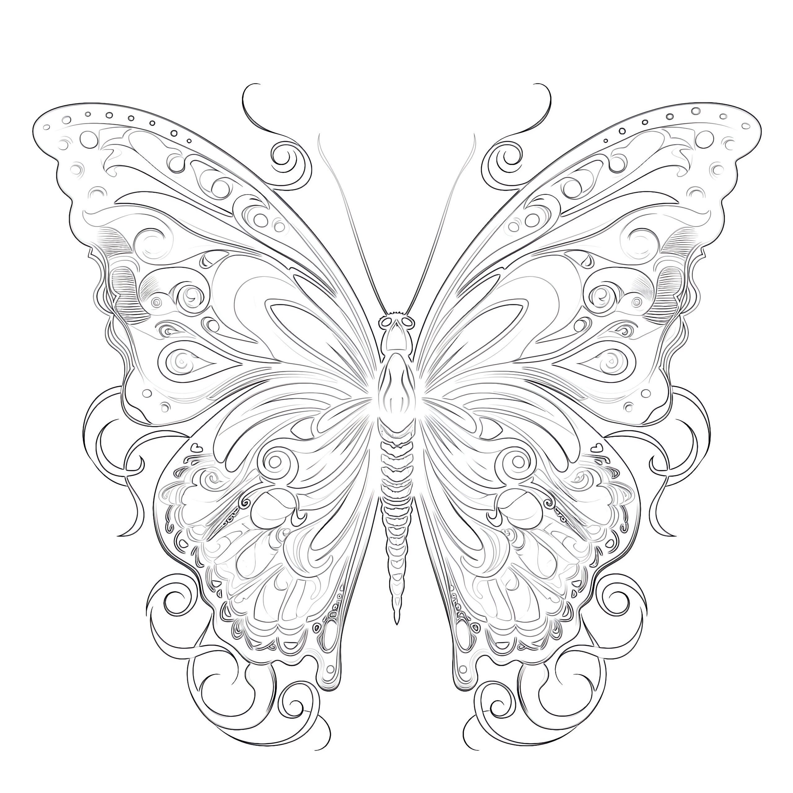 Monarch butterfly coloring page coloring pages mimi panda