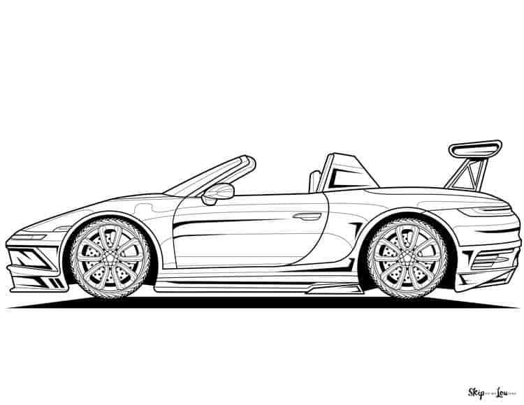 Car coloring pages skip to my lou