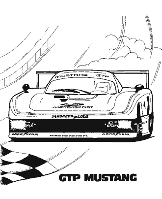 Coloring pages of cars