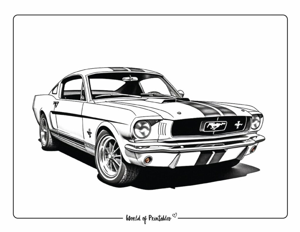 Car coloring pages